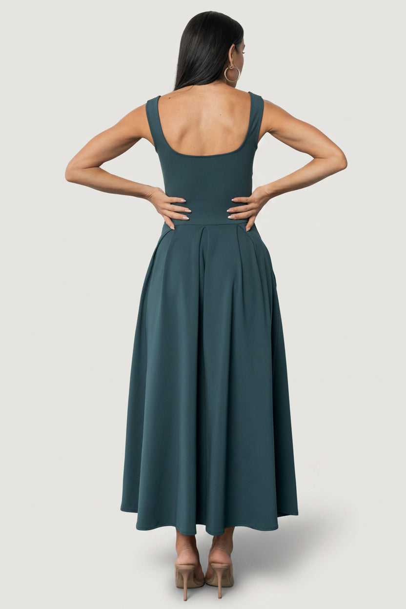Giavanna Maxi Dress | Baltic Born Dark Green