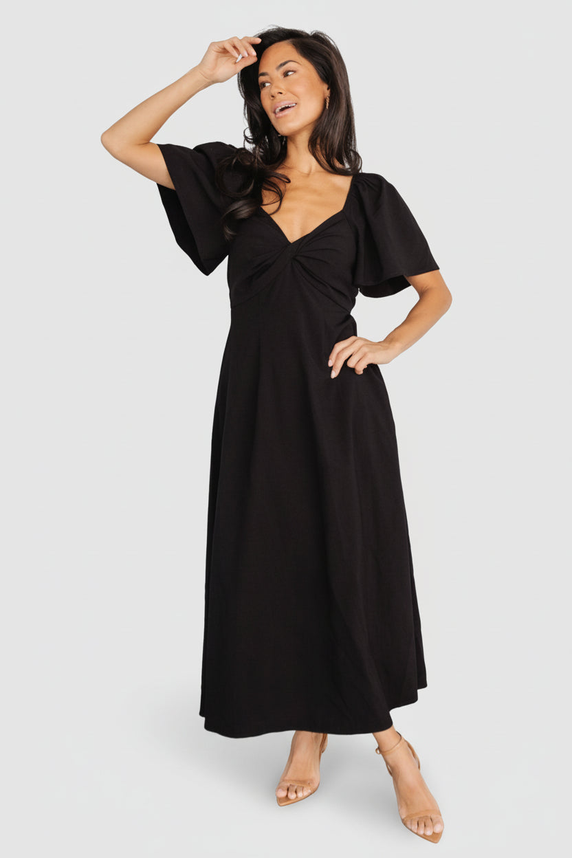 Indie Back Tie Dress | Baltic Born Black