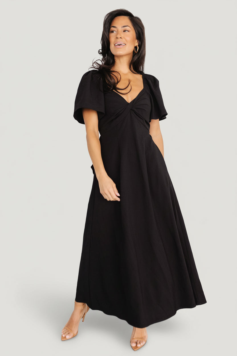 Indie Back Tie Dress | Baltic Born Black