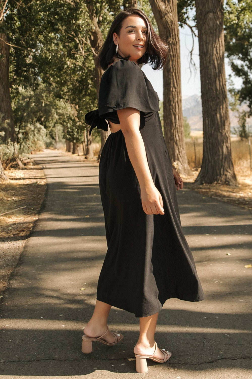 Indie Back Tie Dress | Baltic Born Black