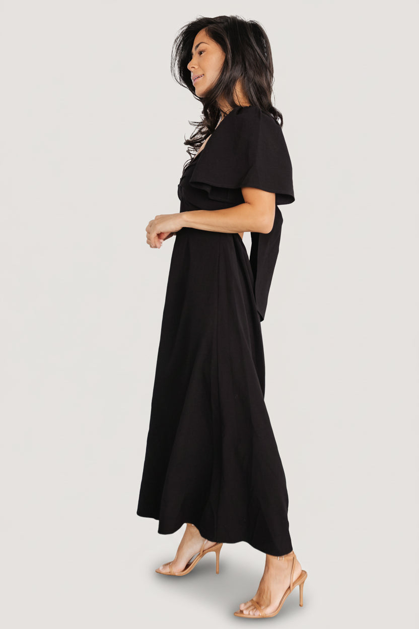 Indie Back Tie Dress | Baltic Born Black