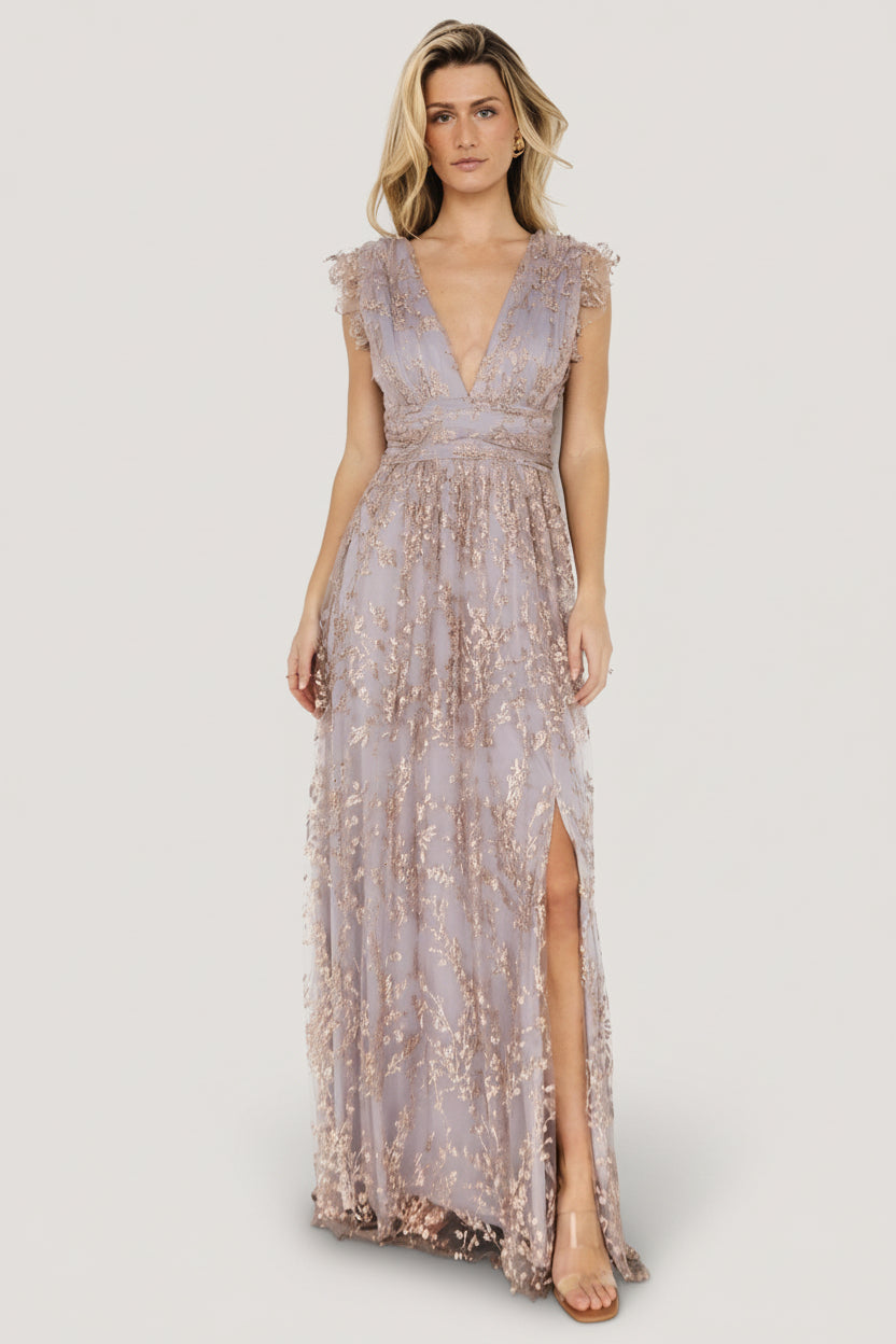 Arlene Shimmer Gown | Baltic Born Dusty Lilac + Rose