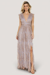 Arlene Shimmer Gown | Baltic Born Dusty Lilac + Rose