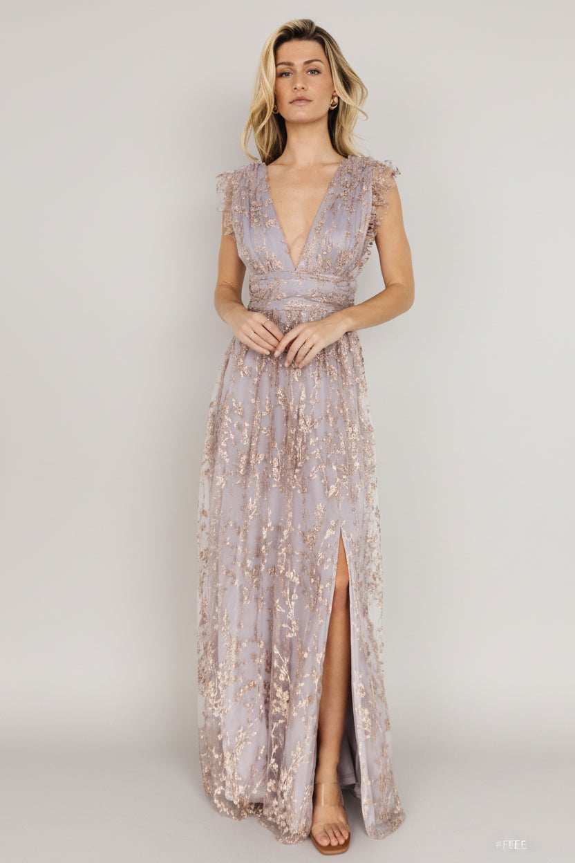Arlene Shimmer Gown | Baltic Born Dusty Lilac + Rose