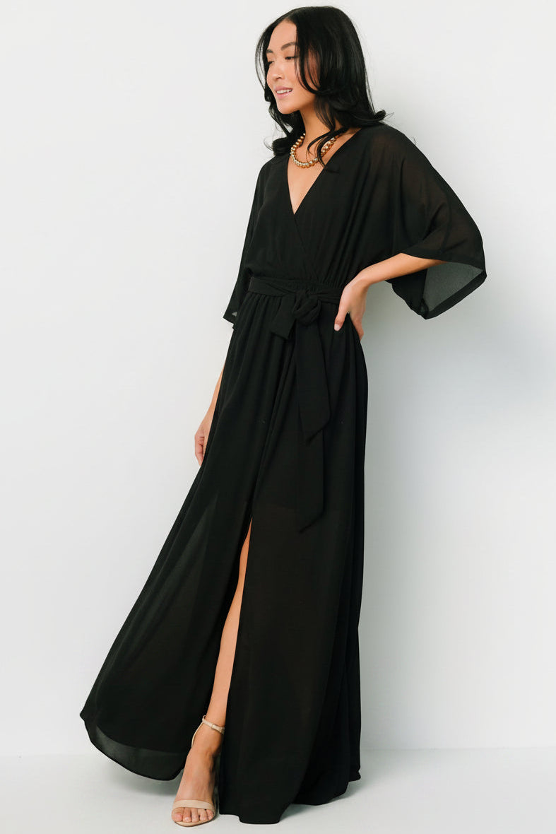 Kia Kimono Maxi Dress | Baltic Born Black