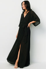 Kia Kimono Maxi Dress | Baltic Born Black