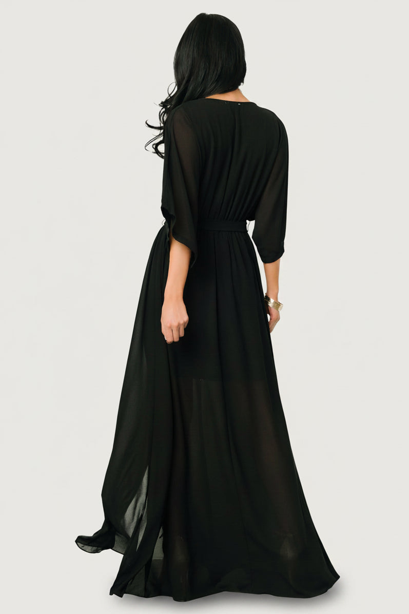 Kia Kimono Maxi Dress | Baltic Born Black