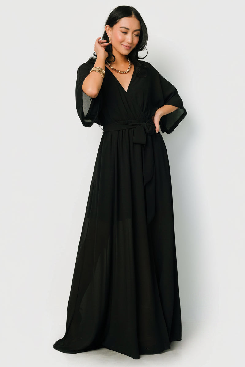Kia Kimono Maxi Dress | Baltic Born Black
