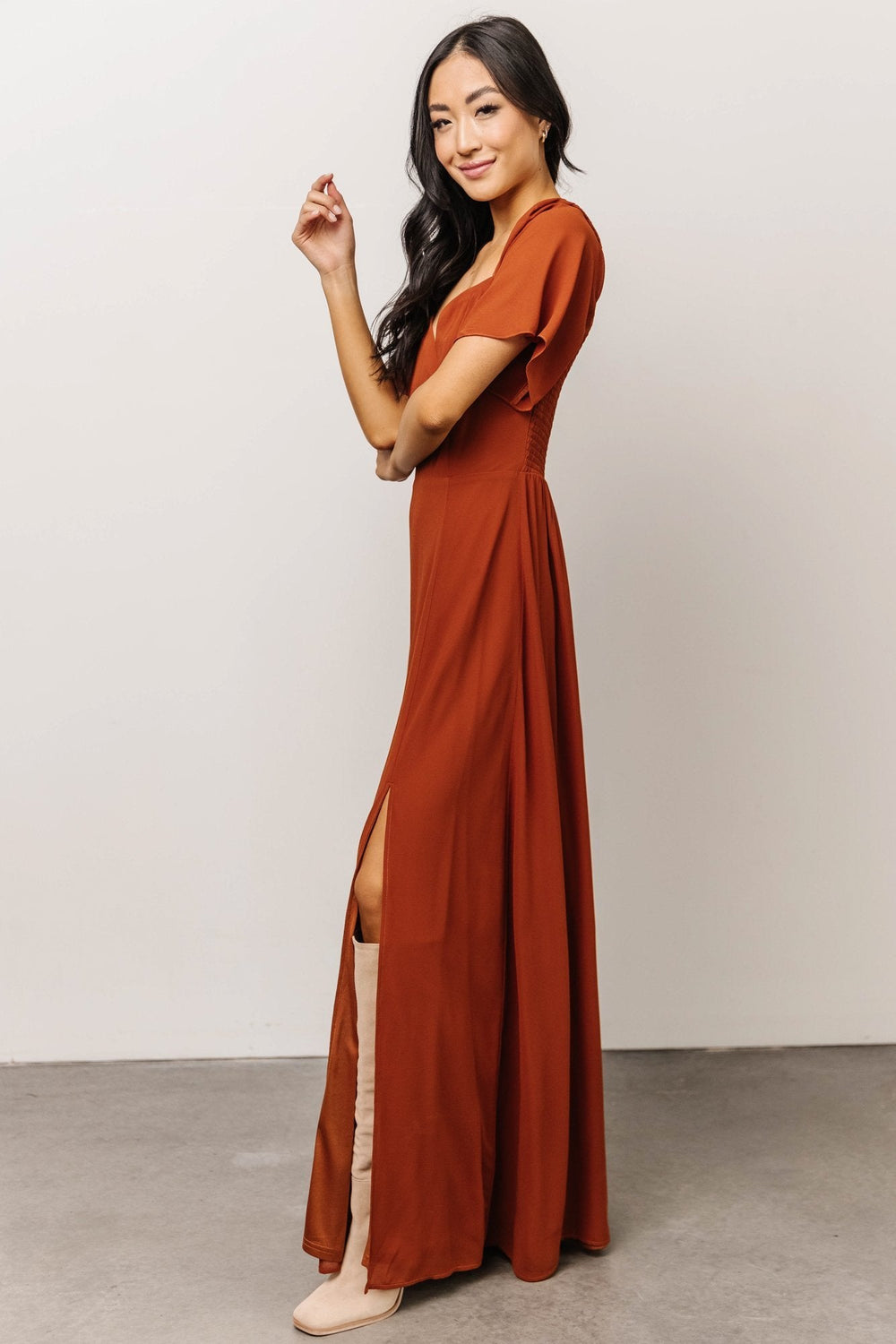 Sierra Sweetheart Maxi Dress | Baltic Born Spice