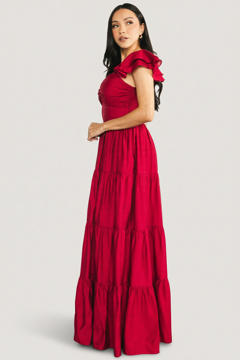 Vivianne Maxi Dress | Baltic Born Deep Red