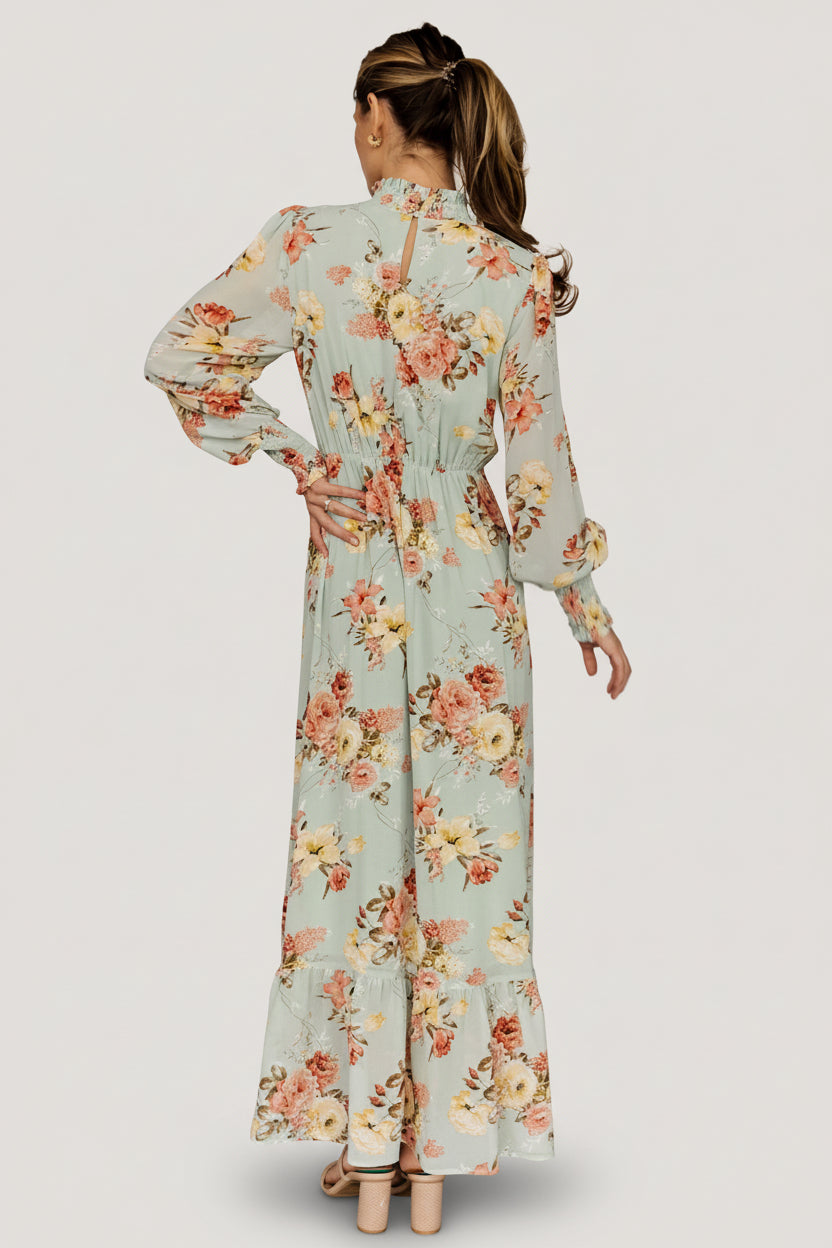 Luciana Maxi Dress | Baltic Born Sage Multi