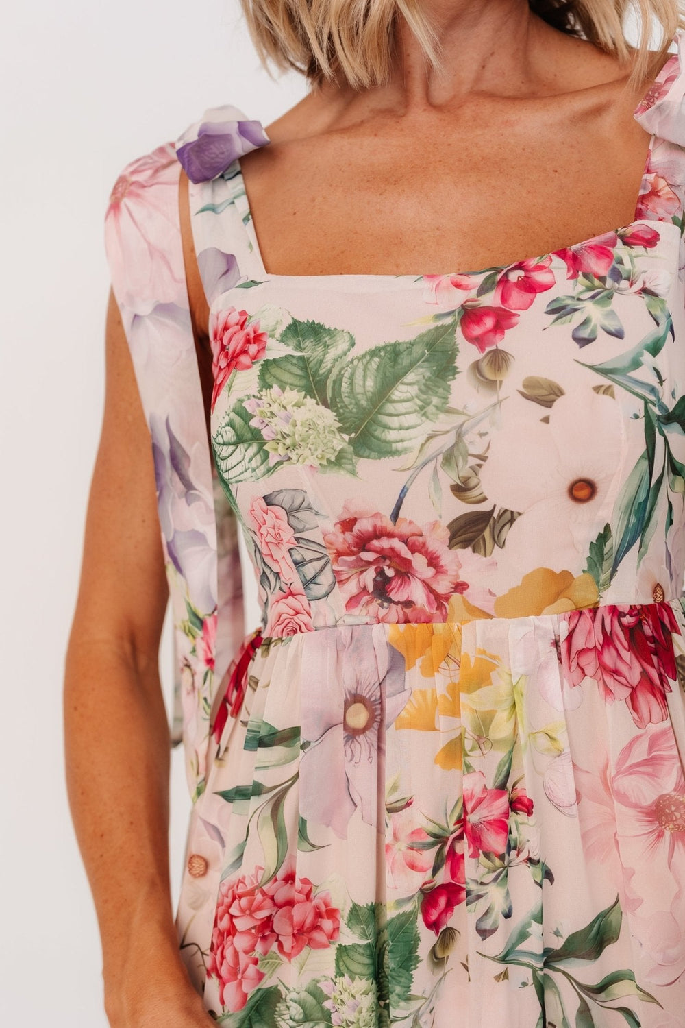 Anita Maxi Dress | Baltic Born Blush Multi Floral