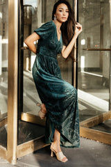 Leslie Velvet Maxi Dress | Baltic Born Emerald