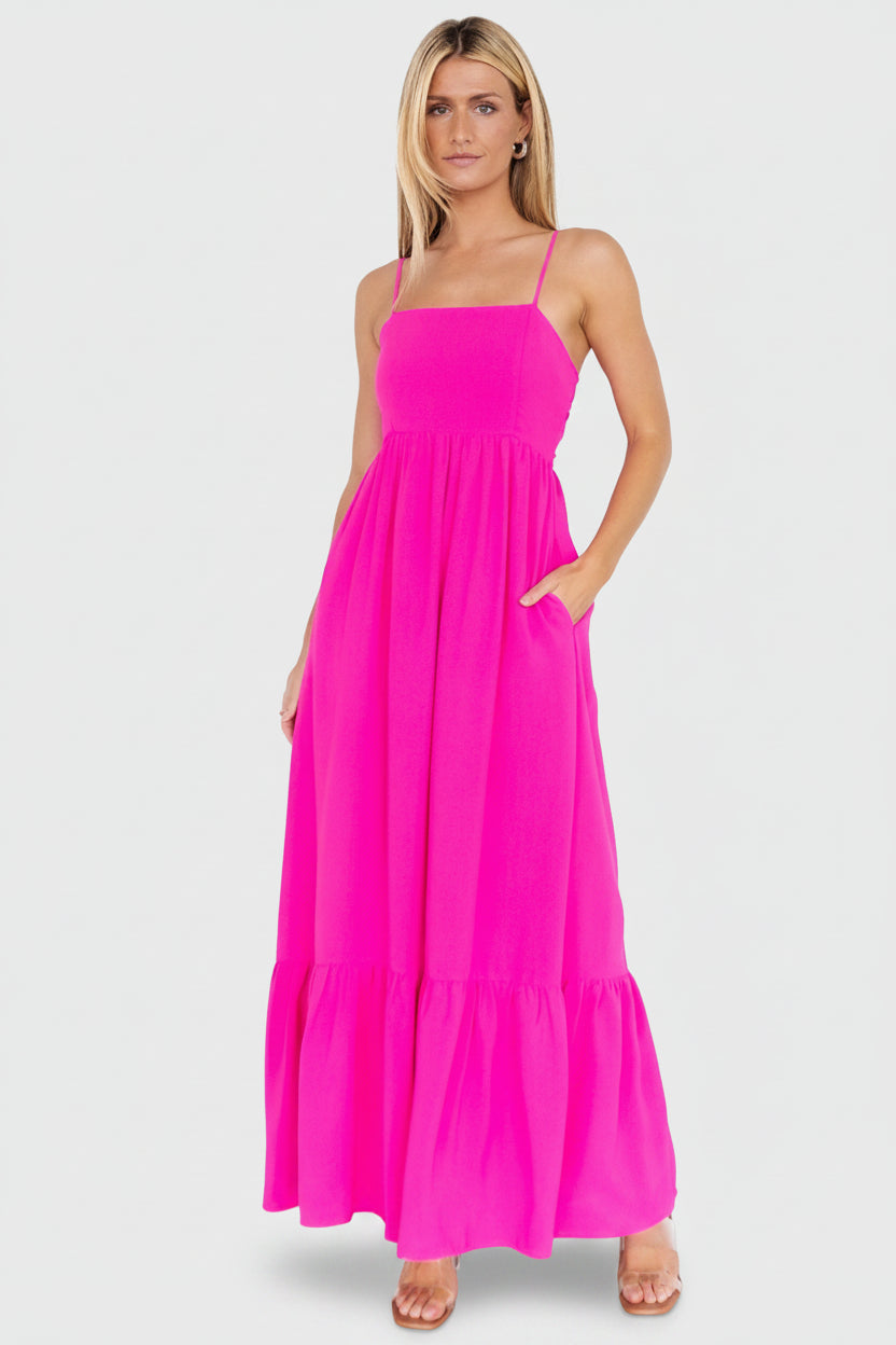 Regan Tank Maxi Dress | Baltic Born Fuchsia