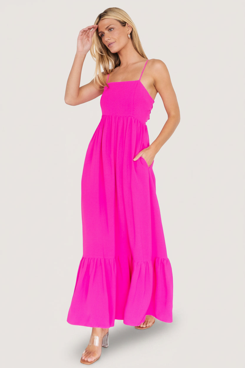Regan Tank Maxi Dress | Baltic Born Fuchsia