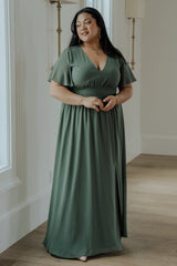 Ramona Maxi Dress | Baltic Born Dark Sage