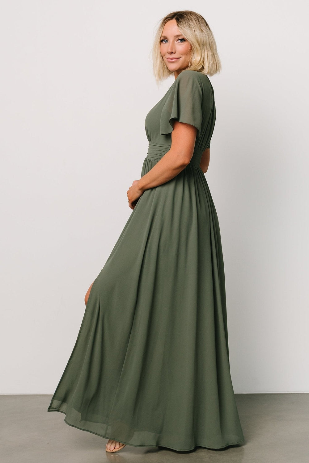 Ramona Maxi Dress | Baltic Born Dark Sage