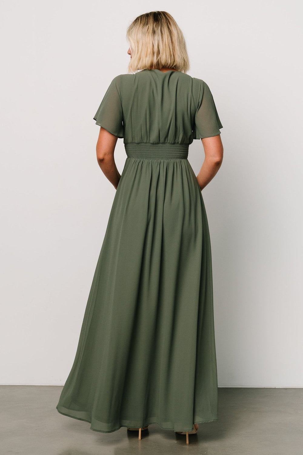 Ramona Maxi Dress | Baltic Born Dark Sage