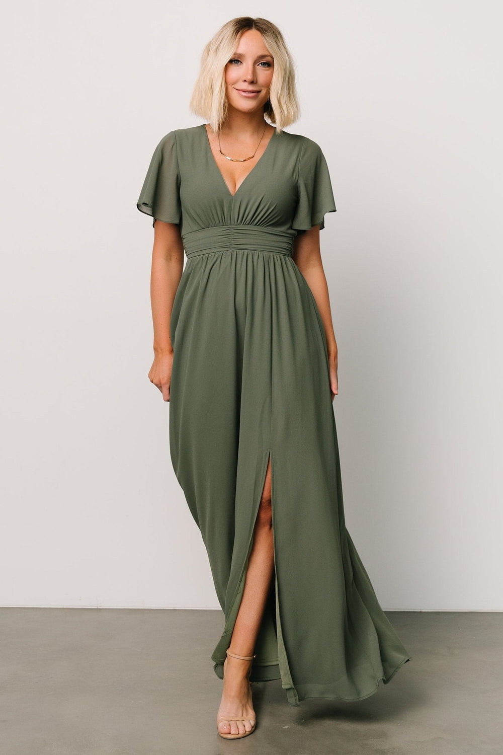 Ramona Maxi Dress | Baltic Born Dark Sage