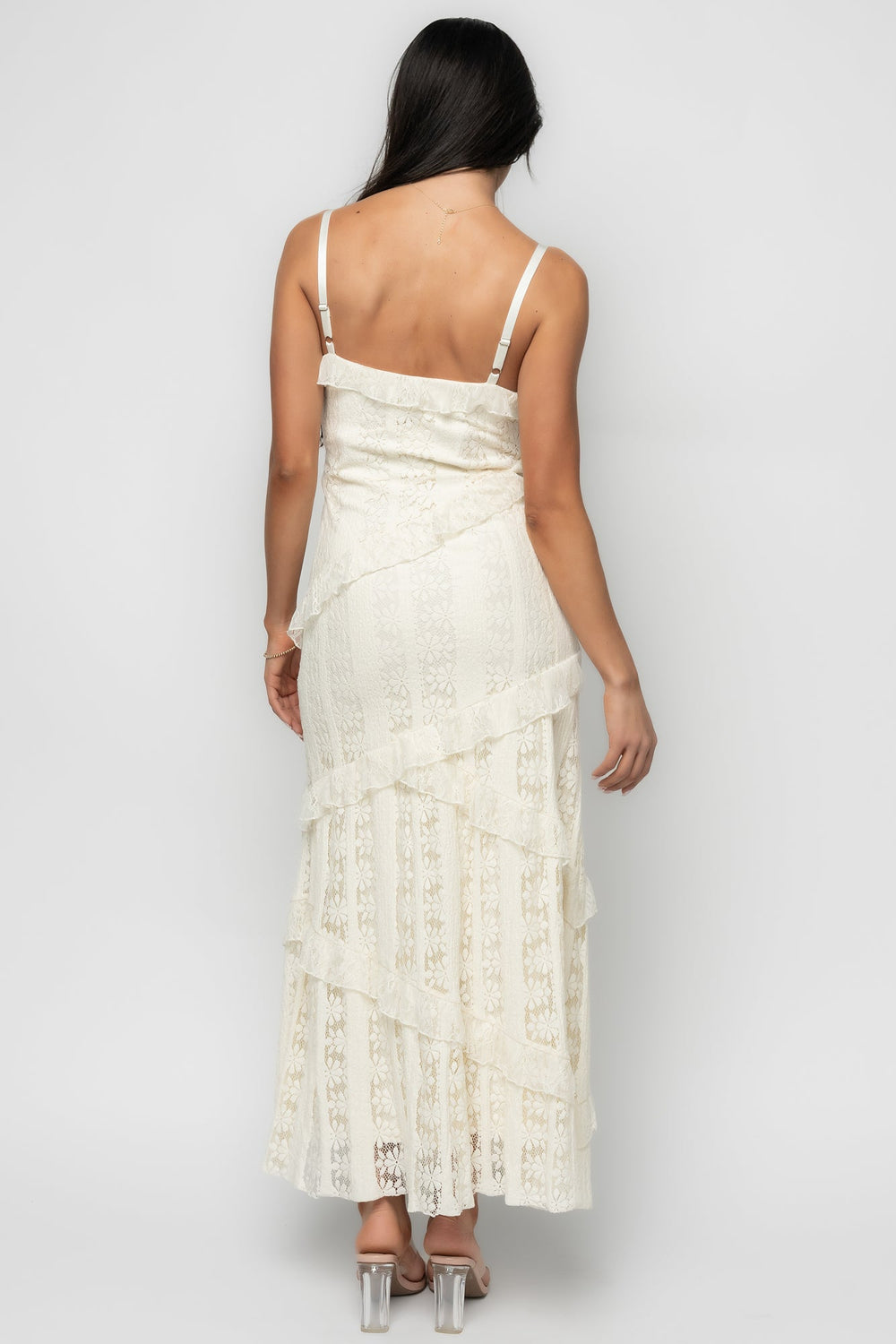 Annabelle Lace Maxi Dress | Baltic Born Cream