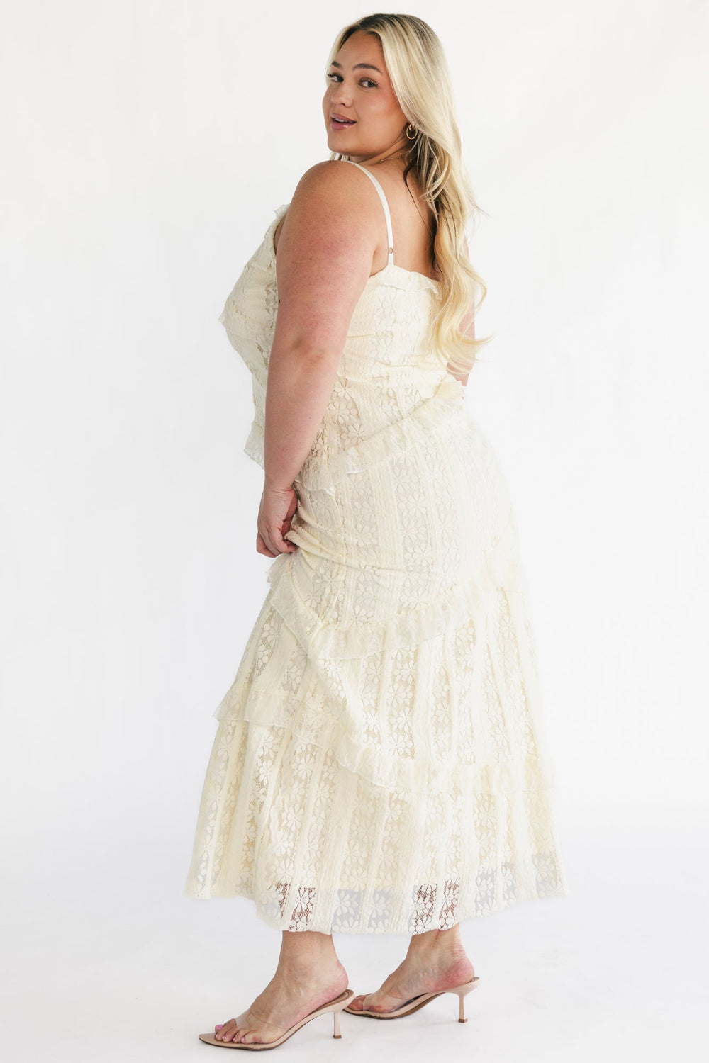 Annabelle Lace Maxi Dress | Baltic Born Cream