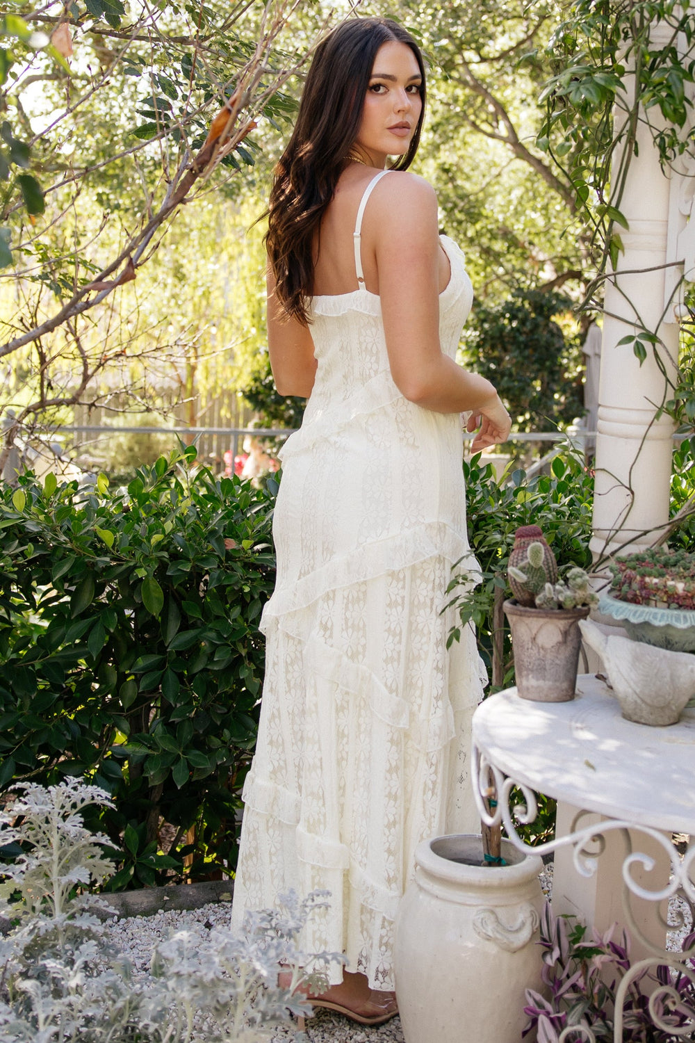 Annabelle Lace Maxi Dress | Baltic Born Cream