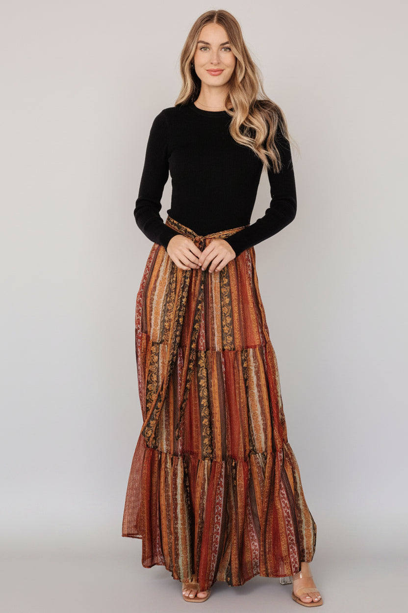 Emryn Sweater Dress | Baltic Born Black + Multi Print