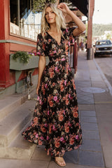 Ardley Maxi Dress | Baltic Born Black Multi Floral