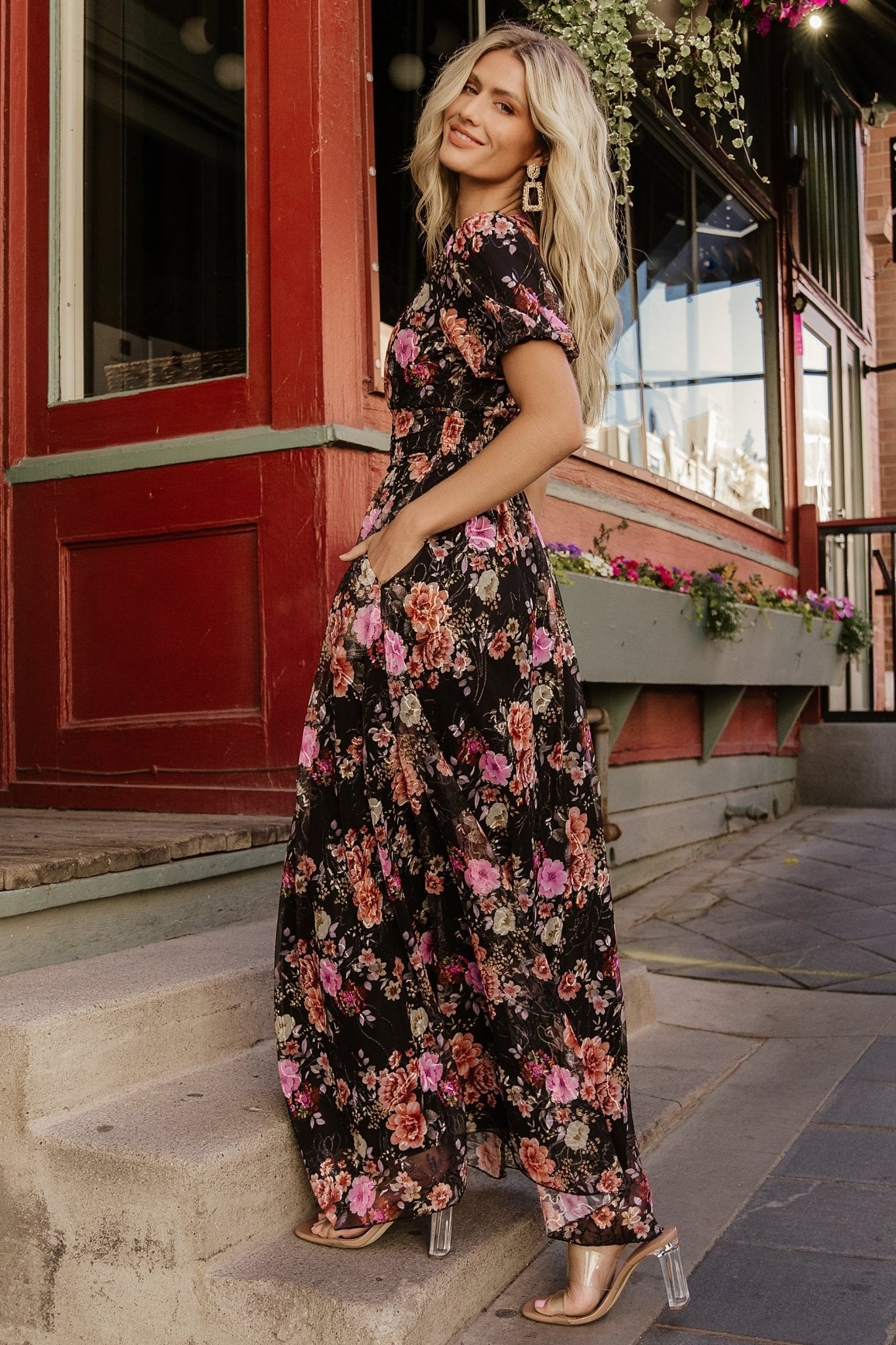Ardley Maxi Dress | Baltic Born Black Multi Floral