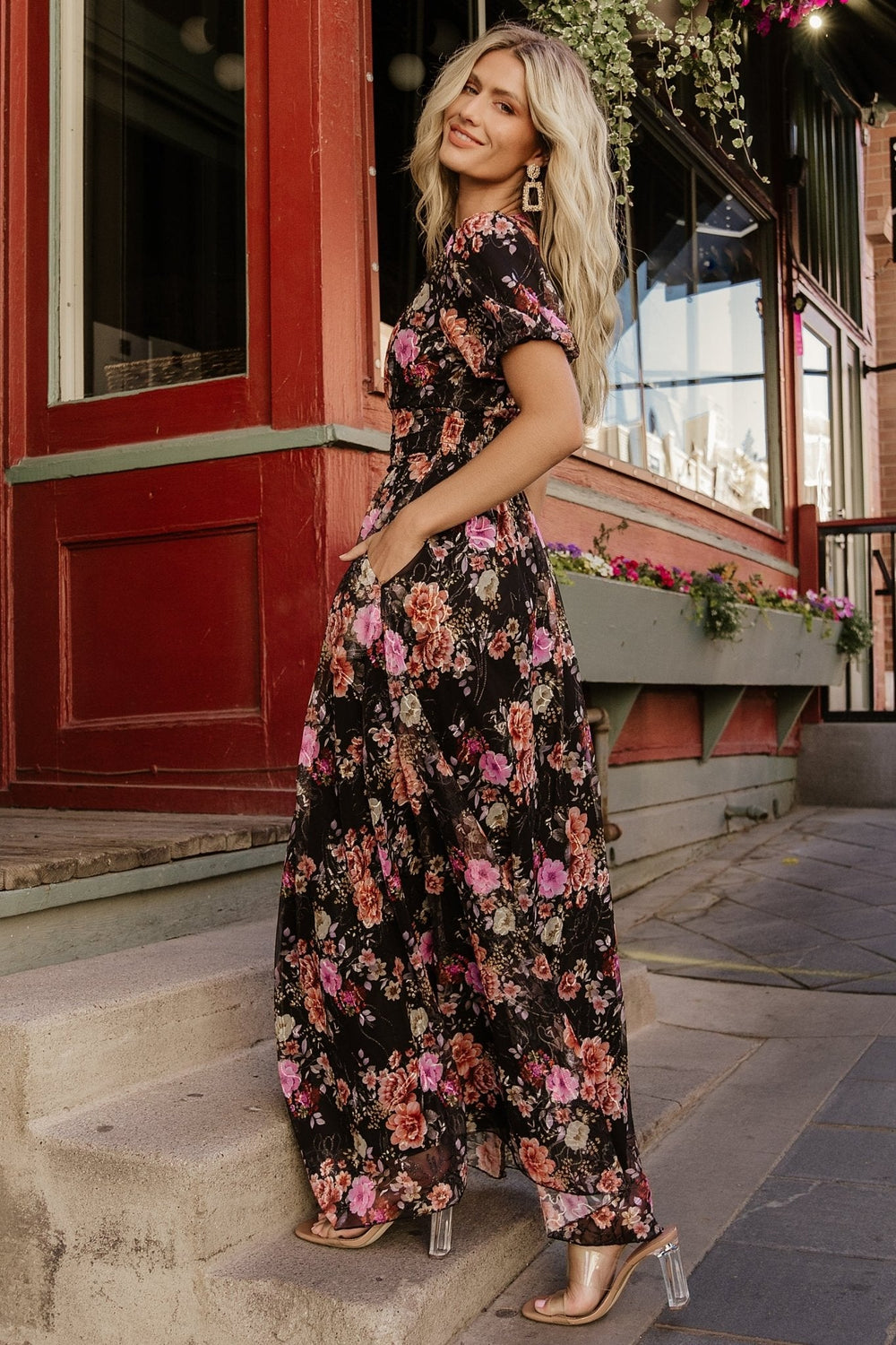 Ardley Maxi Dress | Baltic Born Black Multi Floral
