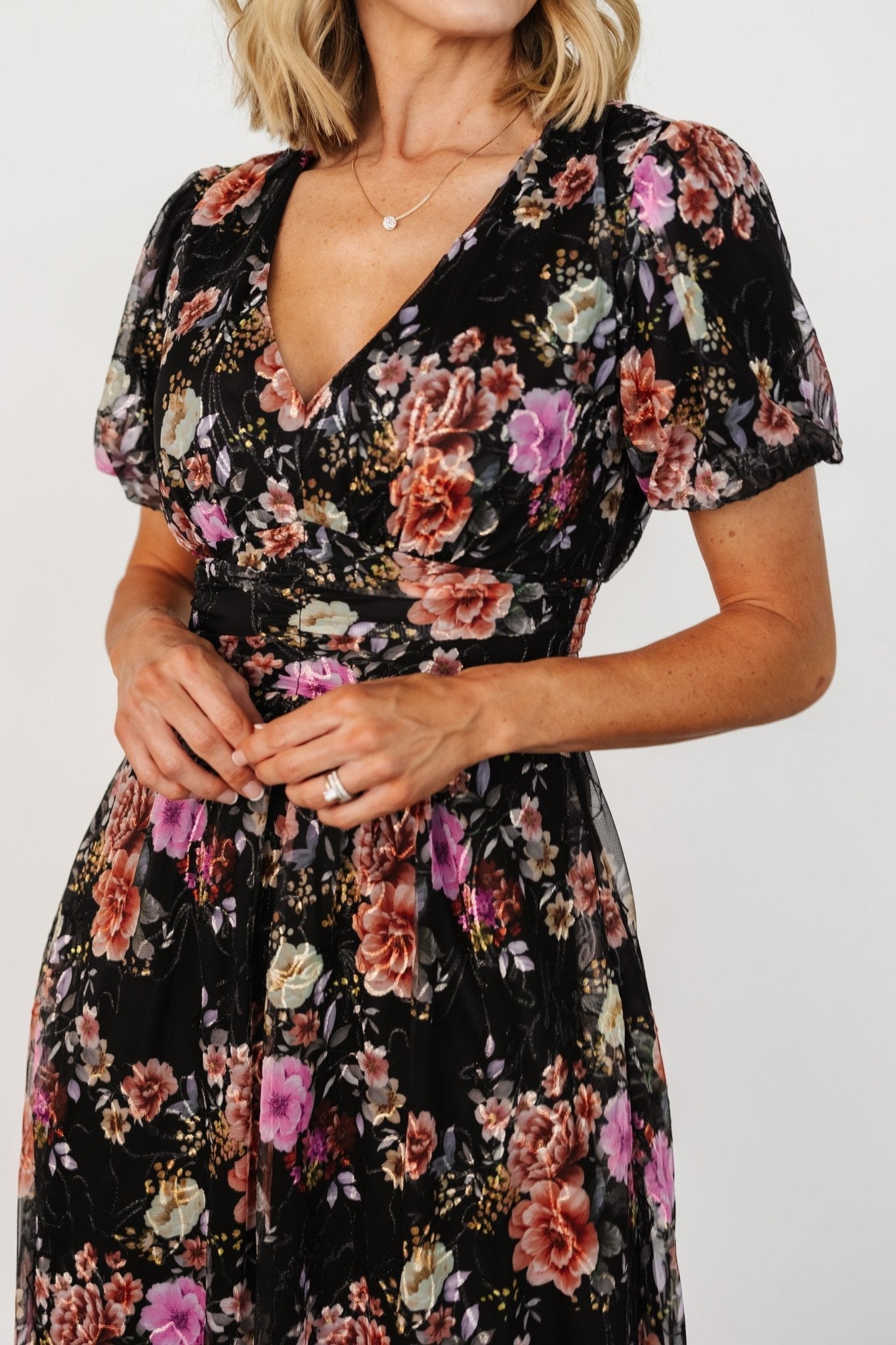 Ardley Maxi Dress | Baltic Born Black Multi Floral