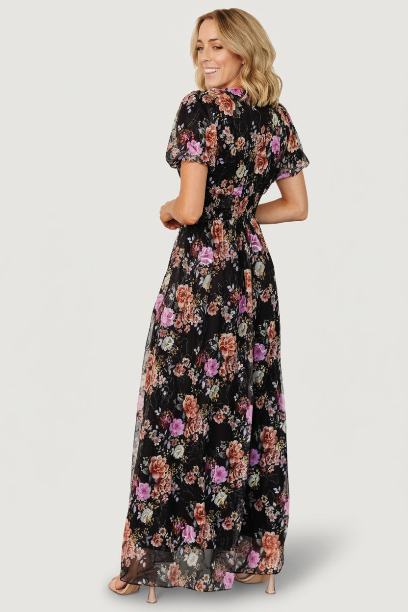 Ardley Maxi Dress | Baltic Born Black Multi Floral