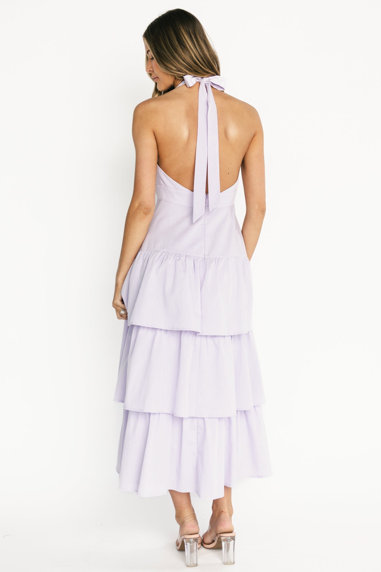 Savannah Tiered Maxi Dress | Baltic Born Light Purple