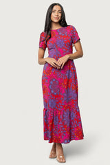 Gwen Maxi Dress | Baltic Born Fuchsia Print