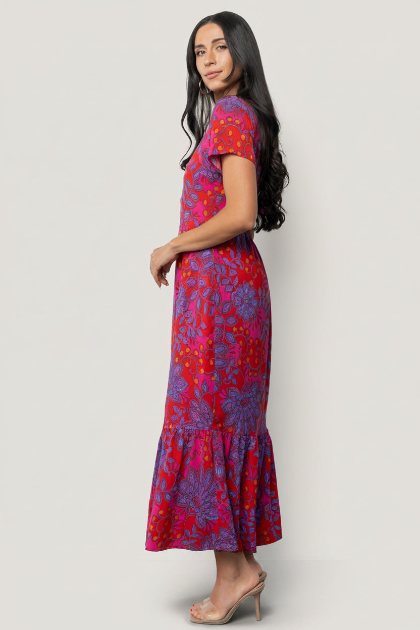 Gwen Maxi Dress | Baltic Born Fuchsia Print