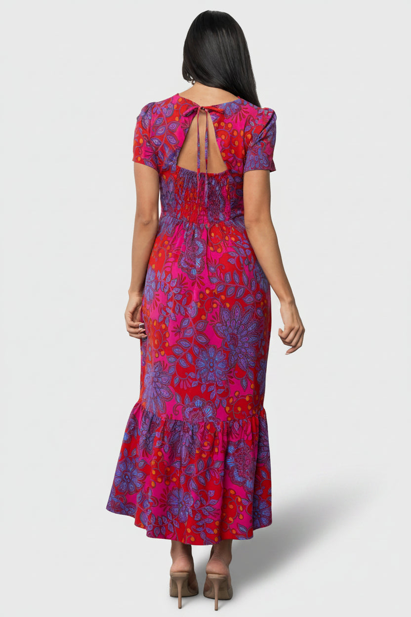 Gwen Maxi Dress | Baltic Born Fuchsia Print