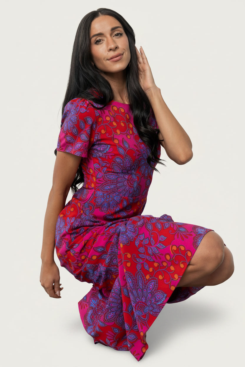 Gwen Maxi Dress | Baltic Born Fuchsia Print