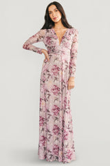 Fable Mesh Maxi Dress | Baltic Born Dusty Blush Mauve