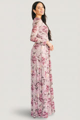 Fable Mesh Maxi Dress | Baltic Born Dusty Blush Mauve