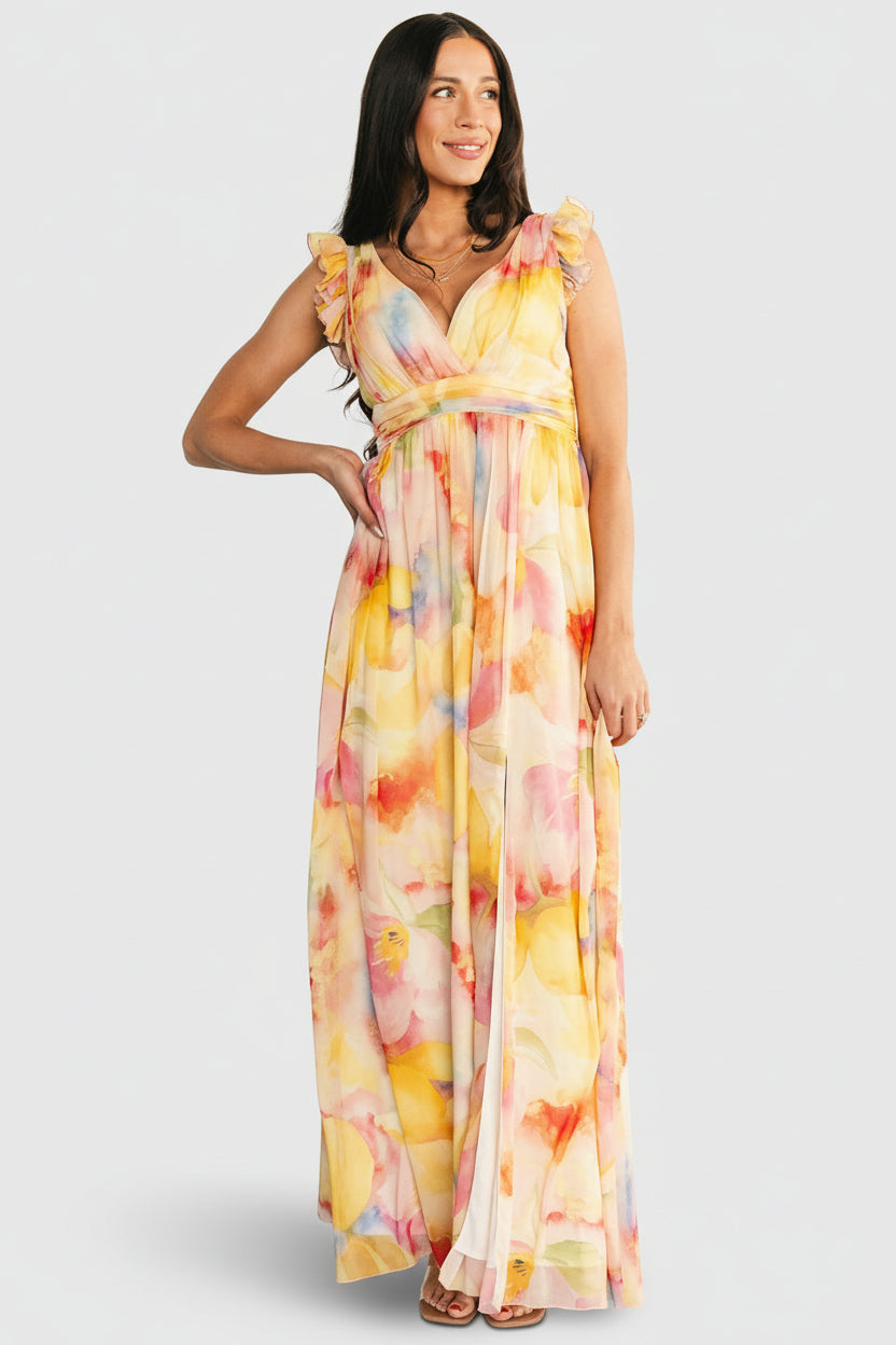 Esperanza Maxi Dress | Baltic Born Yellow Multi