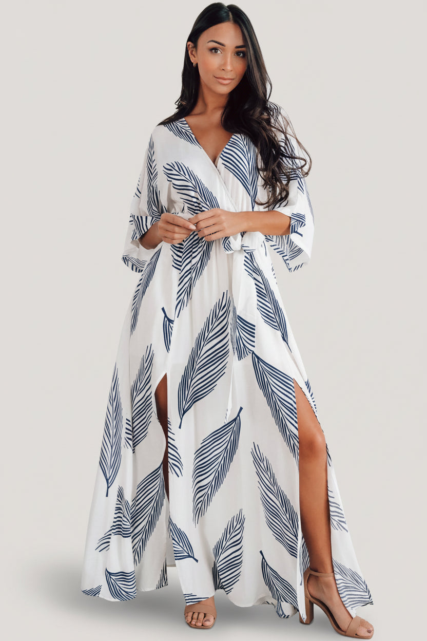 Corinth Maxi Dress | Baltic Born Navy Print