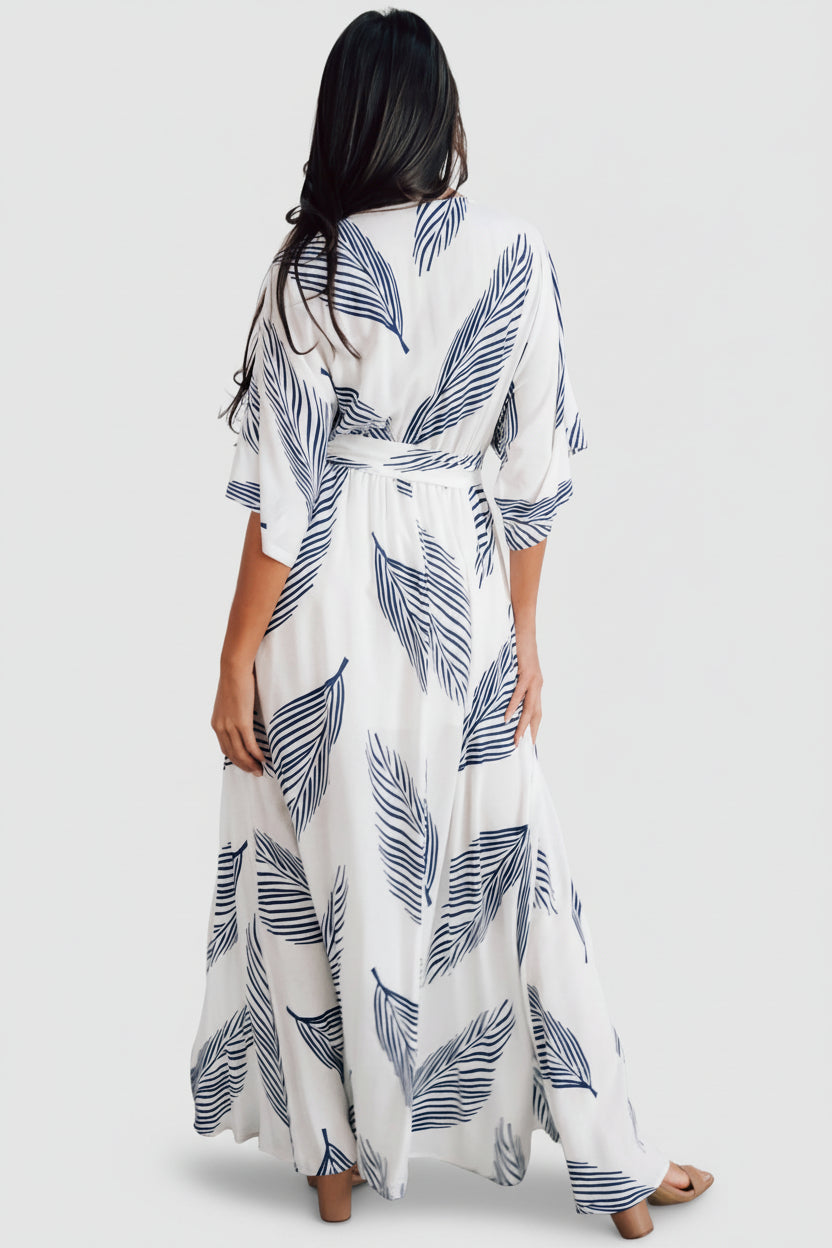 Corinth Maxi Dress | Baltic Born Navy Print