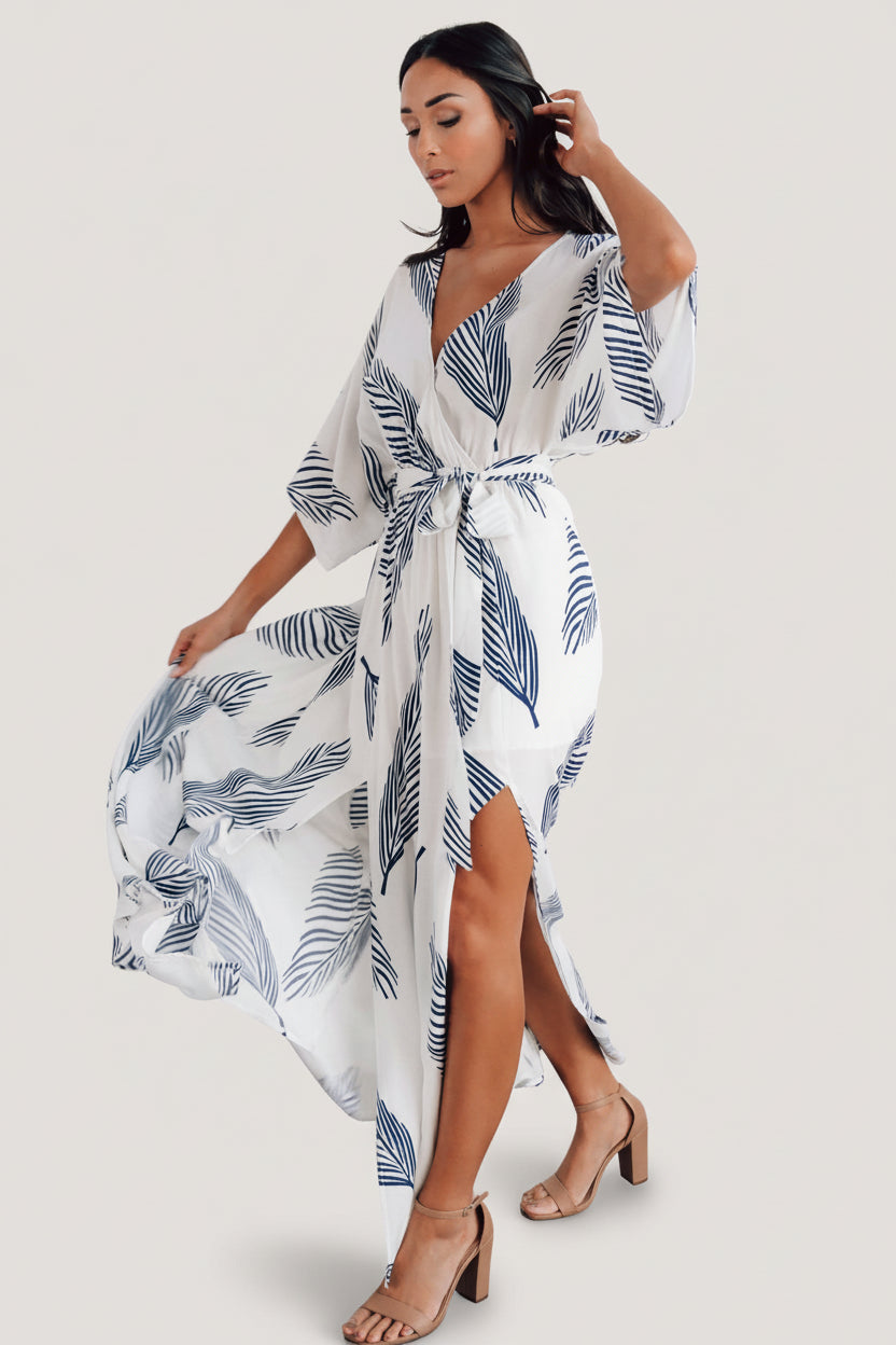 Corinth Maxi Dress | Baltic Born Navy Print