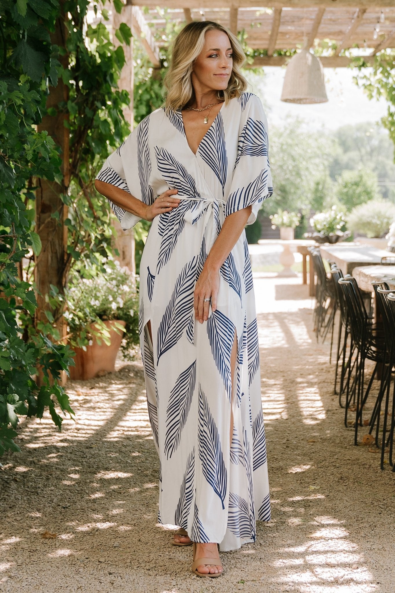 Corinth Maxi Dress | Baltic Born Navy Print