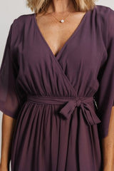 Kia Kimono Maxi Dress | Baltic Born Vintage Plum