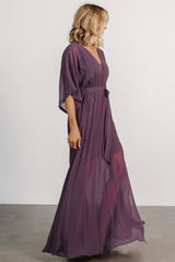 Kia Kimono Maxi Dress | Baltic Born Vintage Plum