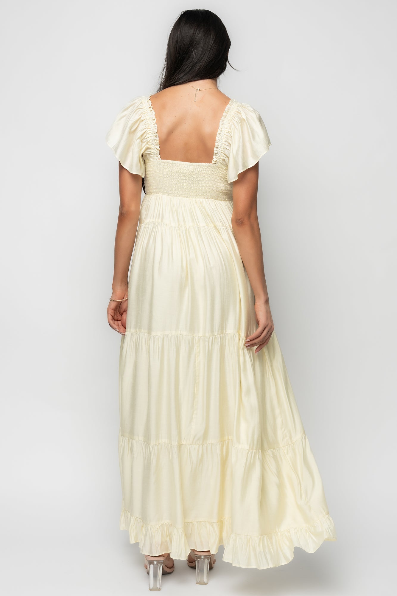 Agatha Maxi Dress | Baltic Born Pale Yellow