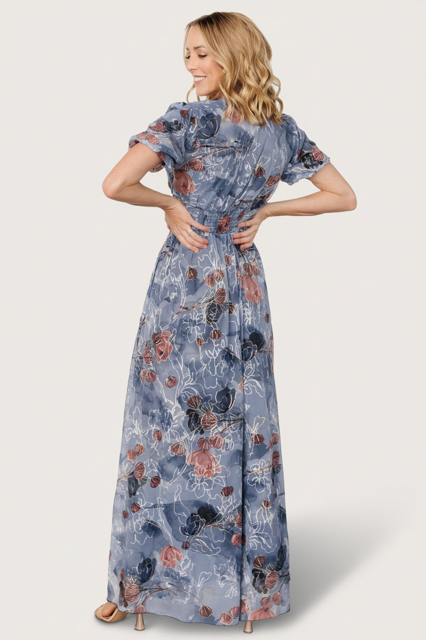 Ardley Maxi Dress | Baltic Born Slate Print