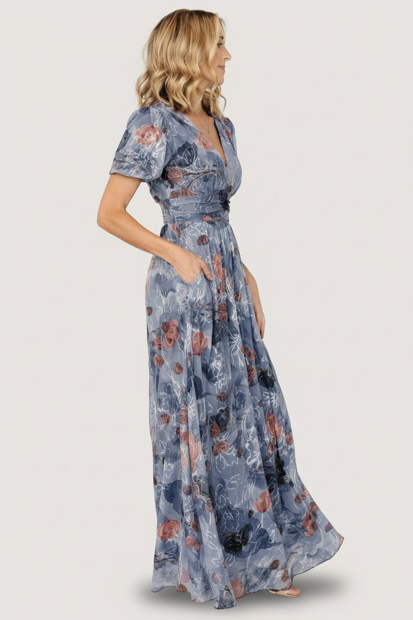 Ardley Maxi Dress | Baltic Born Slate Print