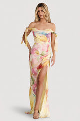 Allegra Off Shoulder Maxi Dress | Baltic Born Multi Floral